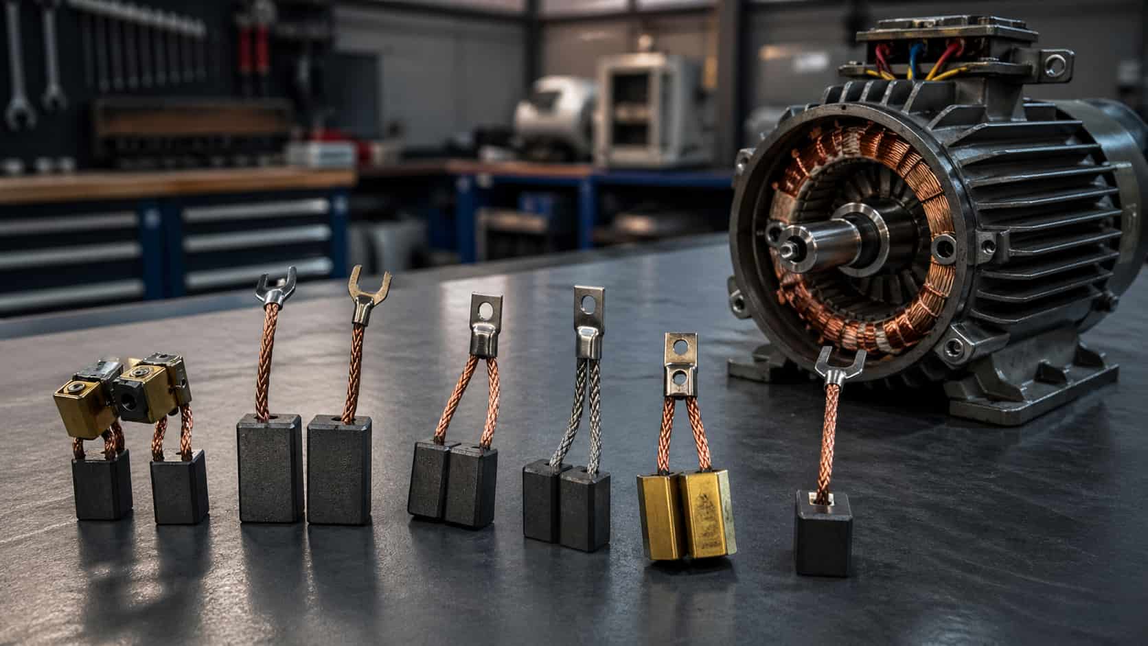 Escova de carvão sob medida para motor elétrico vale a pena?